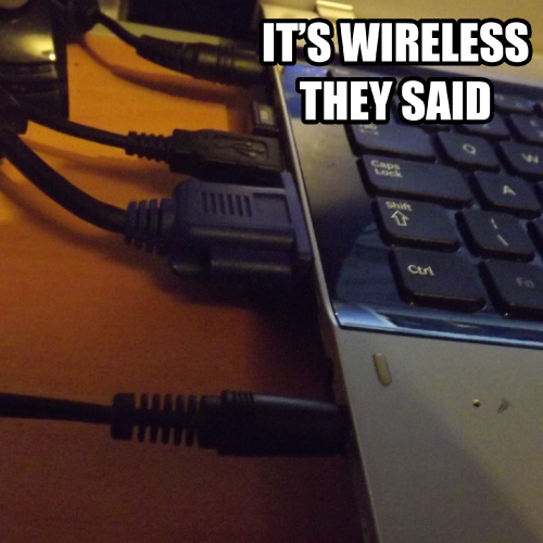 it's wireless